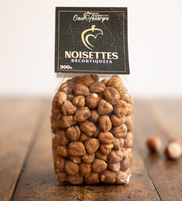Noisettes décortiquées