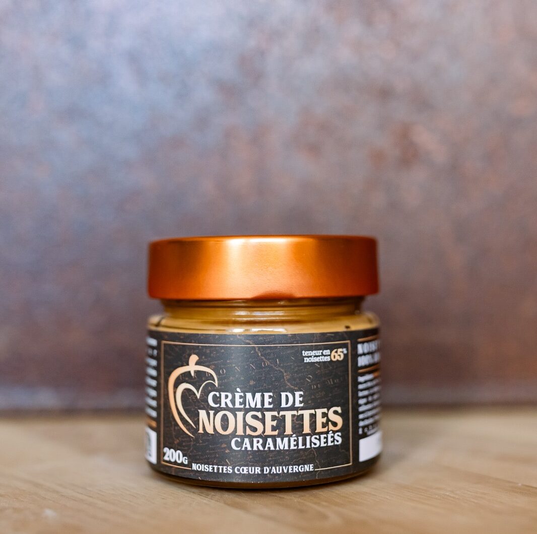 Nouveauté - Crème de noisette caramélisées 65% 200g