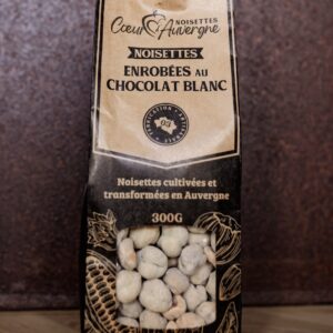 Noisettes enrobées chocolat blanc 300g